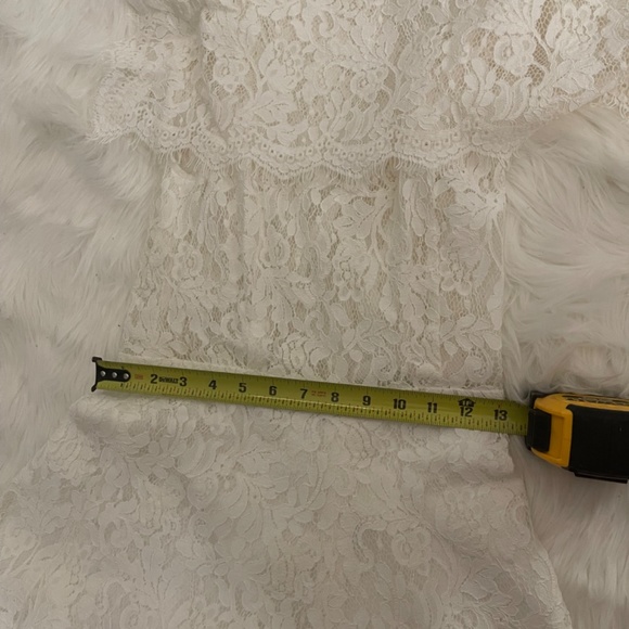 NWOT Lane JT white lace midi dress Self-portait style - Picture 4 of 6